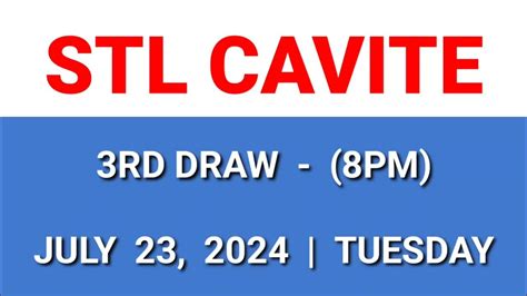 stl cavite result 3rd draw today 8pm